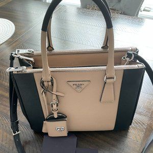 Prada Small Galleria Ombré Saffiano Leather Bag